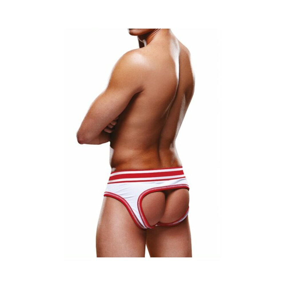 Prowler Open Brief White/Red XL - Image 3
