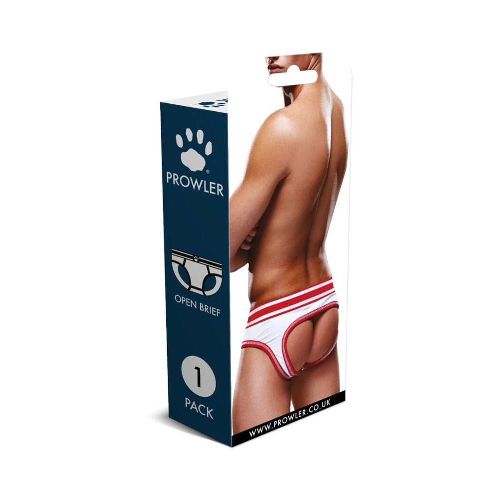 Prowler Open Brief White/Red XL - Image 4