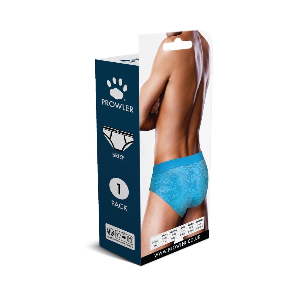 Prowler Lace Brief Neon Blue 2XL - Image 4