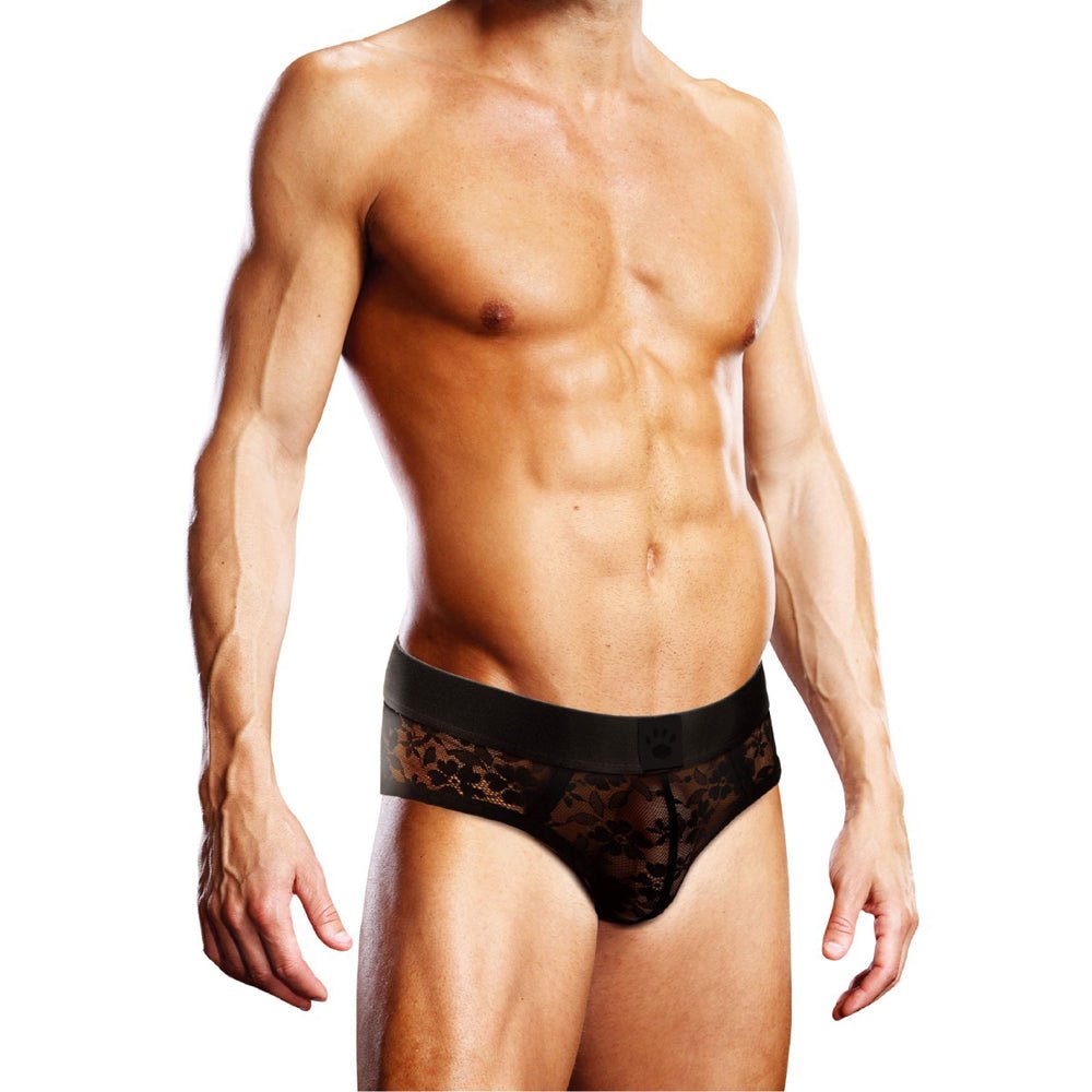 Prowler Lace Brief Black 2XL - Image 2