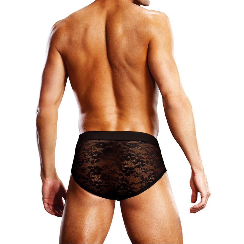 Prowler Lace Brief Black 2XL - Image 3