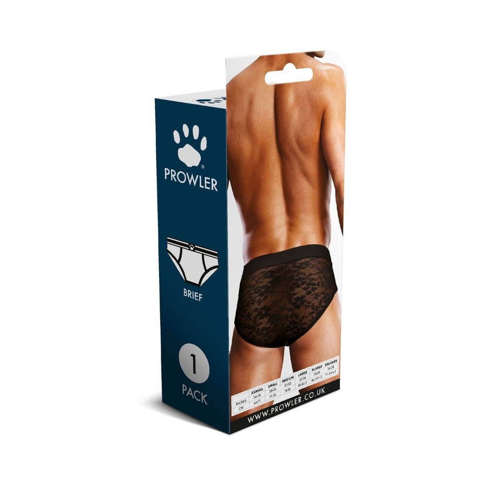 Prowler Lace Brief Black 2XL - Image 4