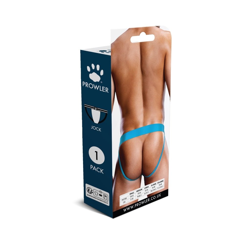Prowler Lace Jock Strap Neon Blue XL - Image 4