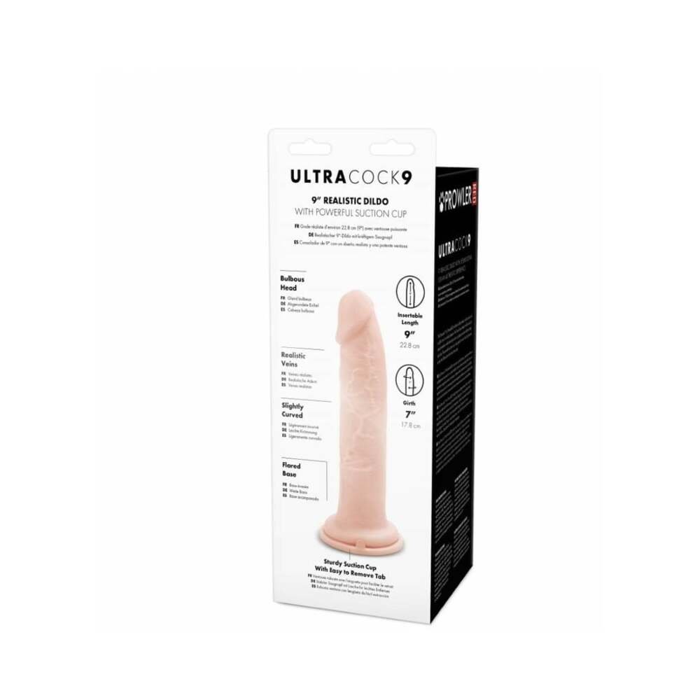 Prowler RED Ultra Cock 9 in. Realistic Dildo Vanilla - Image 5