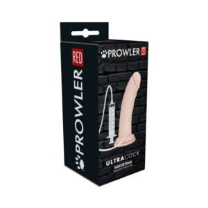 Prowler RED Ultra Cock 8 in. Realistic Squirting Dildo