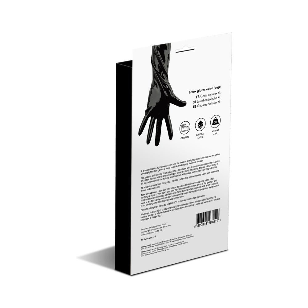 Prowler RED Latex Gloves Black XL - Image 4