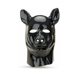 Alternative view of Prowler RED Latex Pig Hood