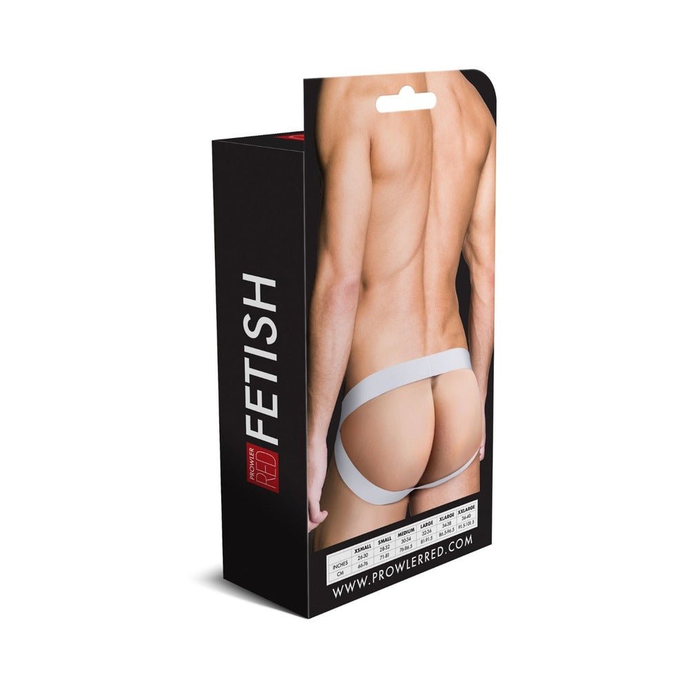 Prowler RED Assless Jock Strap White S - Image 4