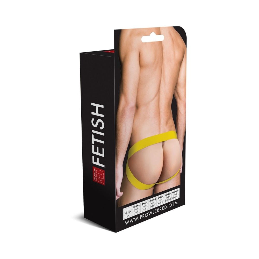Prowler RED Assless Jock Strap Yellow XL - Image 4