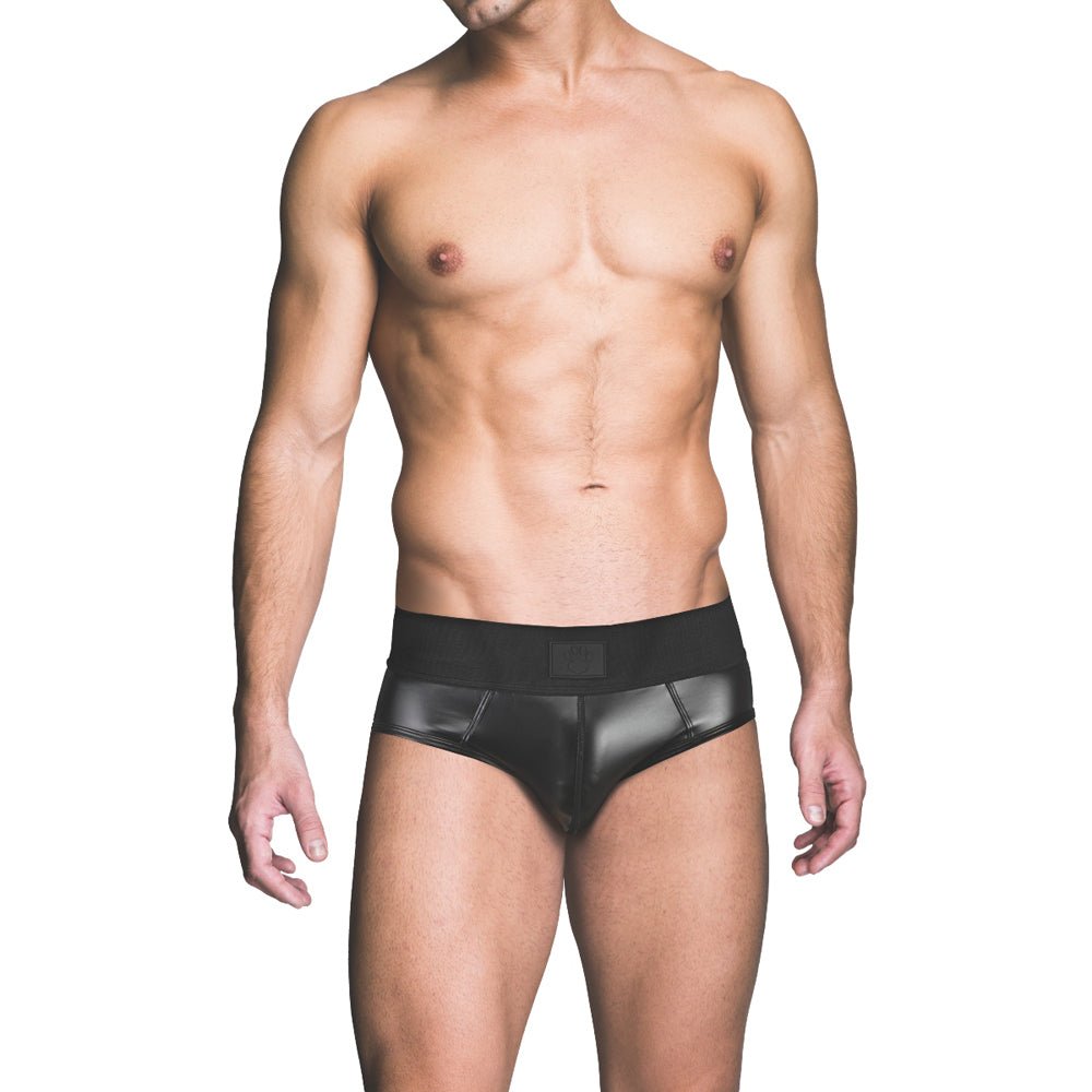 Prowler RED Wetlook Assless Brief Black S - Image 2