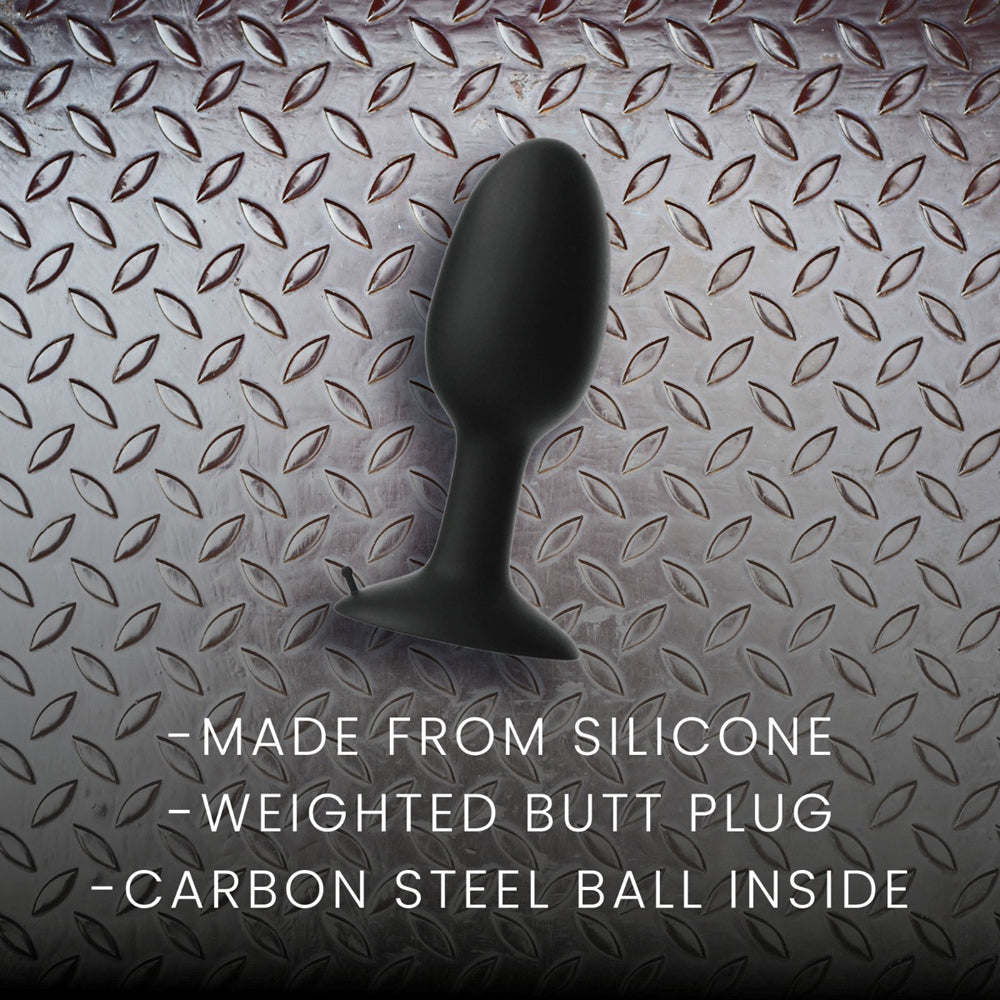 Prowler RED Weighted Butt Plug Black Medium - Image 3