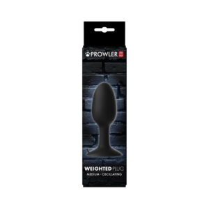 Prowler RED Weighted Butt Plug Black Medium - Image 5