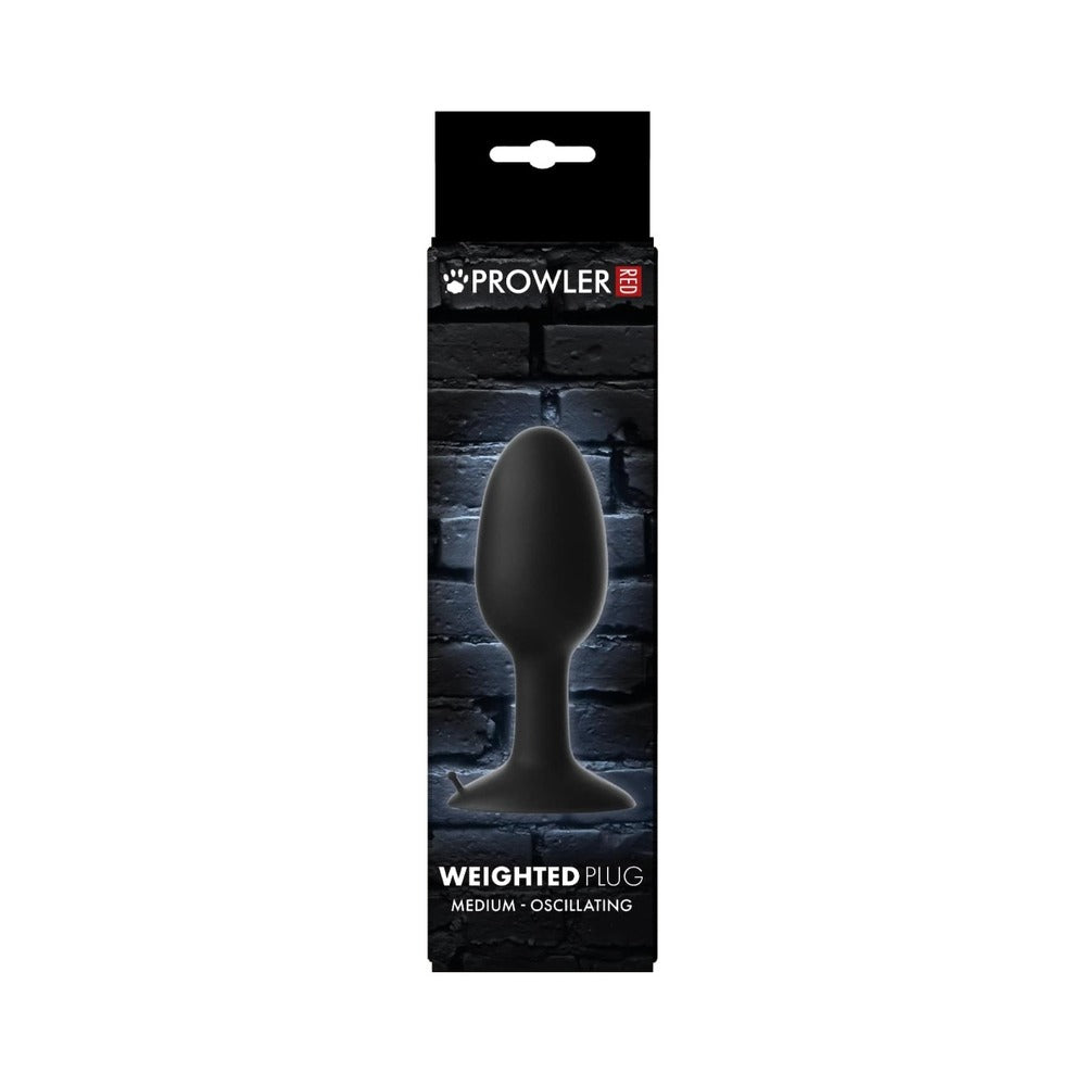 Prowler RED Weighted Butt Plug Black Medium - Image 5