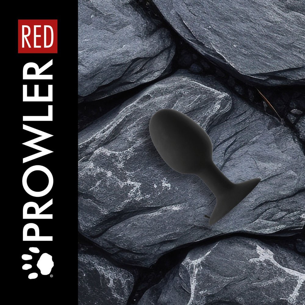 Prowler RED Weighted Butt Plug Black Large - Image 3