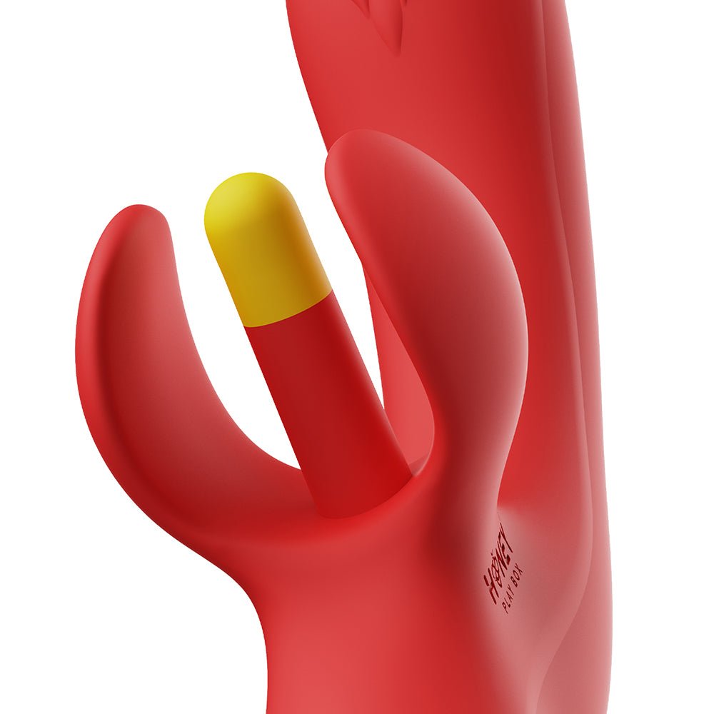 Honey Play Box Fortexa App-Controlled Kinky Finger Flapping Dual Stimulator Red - Image 4