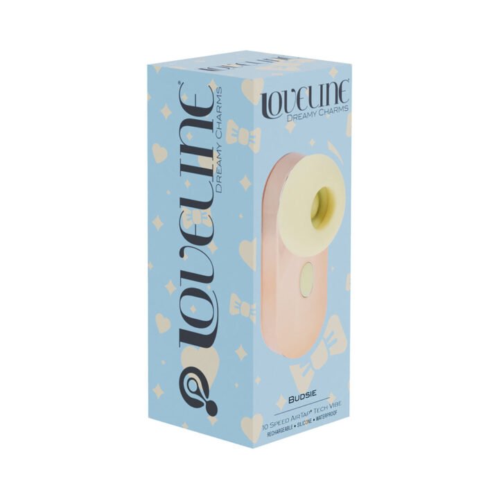 LoveLine Budsie AirTapTech Rechargeable Vibrator Yellow