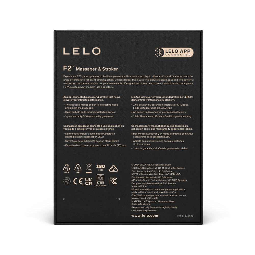 LELO F2S Massager & Stroker Red - Image 4