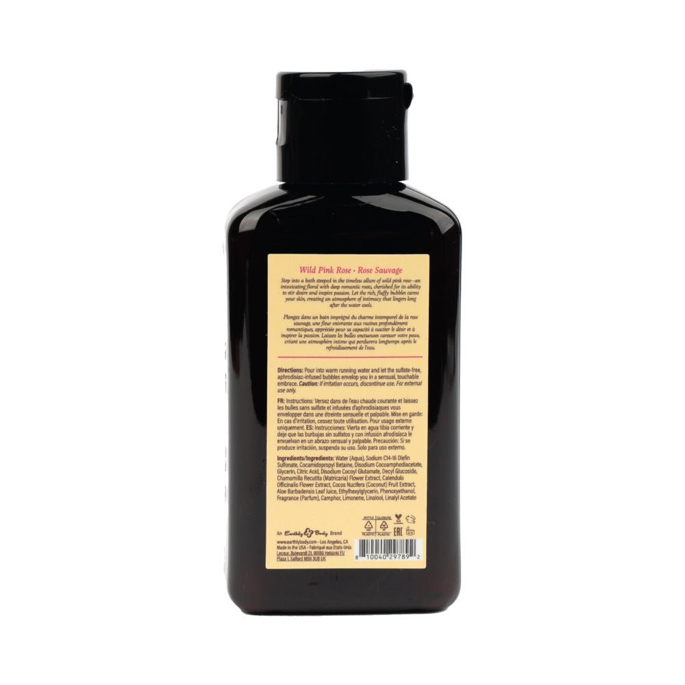 Earthly Body At Night Aphrodisiac Bubble Bath Wild Pink Rose 2 oz. - Image 2