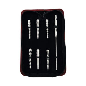 Rouge Stainless Steel Penis Plug Set 7pc with Bag