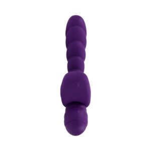 Playboy Twisted Playground Rechargeable Triple Stimulator Vibe Silicone Purple Acai - Image 3
