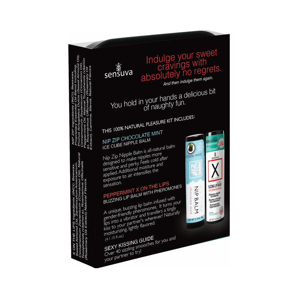 Sensuva Lips & Nips Pleasure Kit Chocolate Peppermint - Image 2