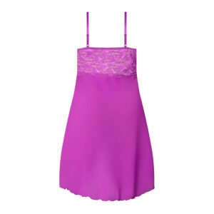 Magic Silk Butterfly Fantasies Gown & Thong Set Neon Purple S/M - Image 5
