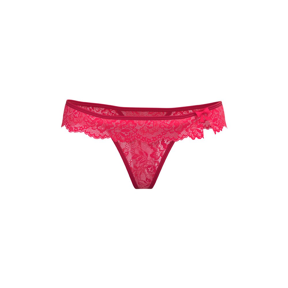 Magic Silk Get It Girl Flutter Thong Diva Pink L/XL - Image 3