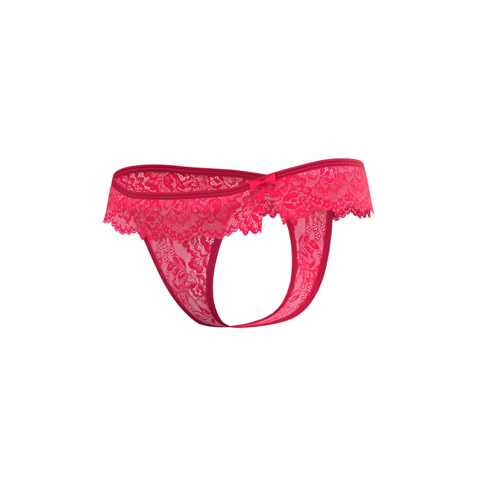 Magic Silk Get It Girl Flutter Thong Diva Pink L/XL - Image 4