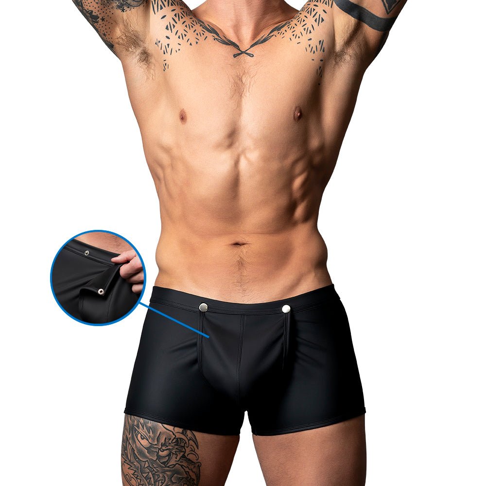 Male Power Oh Snap! Snap Off Short Black XL - Image 2