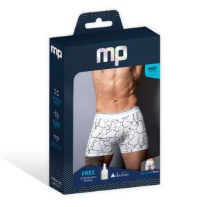 Male Power Soo Cumfy Boxer Brief Black/White XL - Image 6