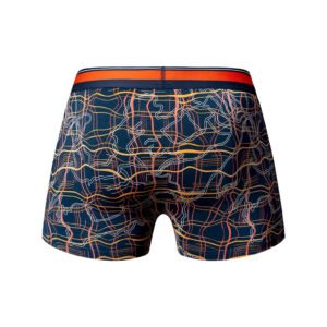 Male Power Soo Cumfy Boxer Brief Navy/Orange M - Image 5