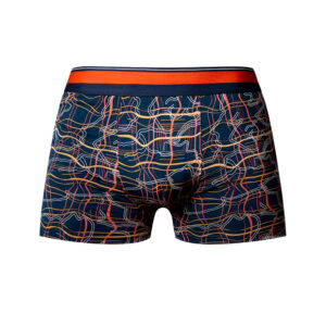 Male Power Soo Cumfy Boxer Brief Navy/Orange L - Image 4