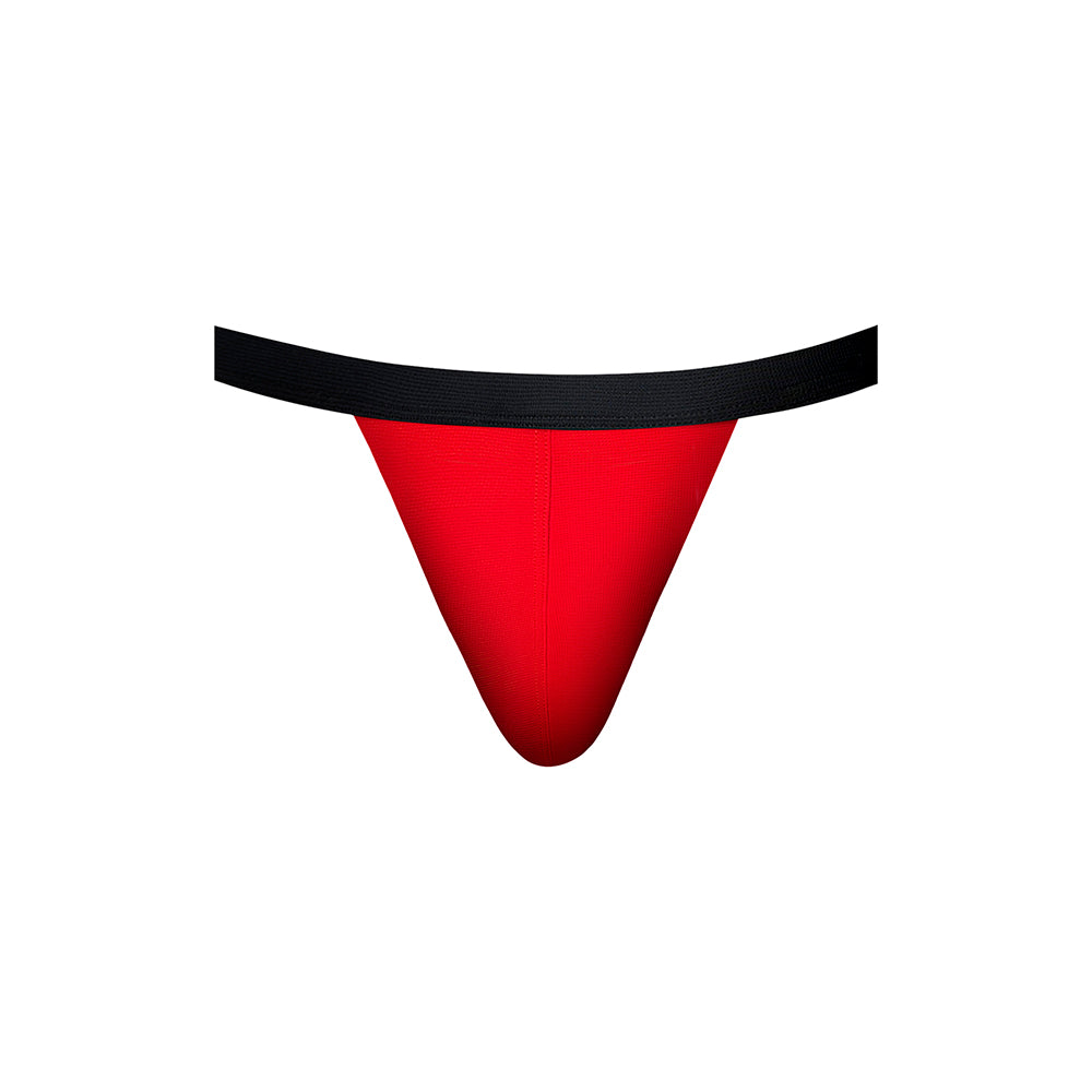 Male Power Hot Mesh Jock Black/Red S/M - Image 3