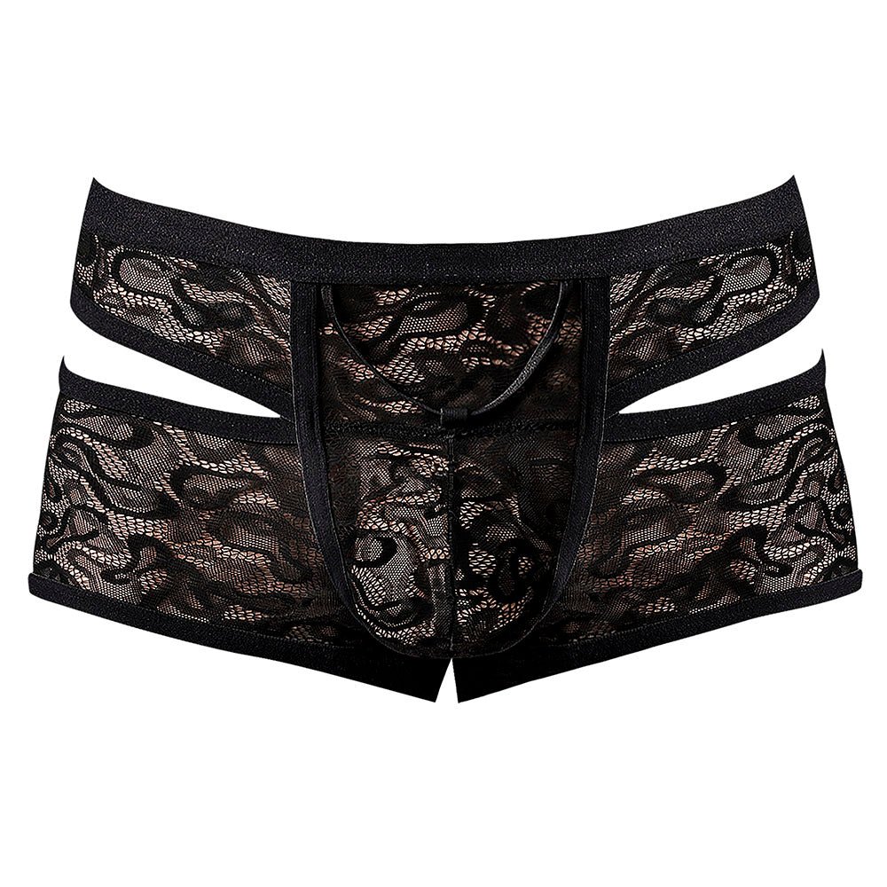 Male Power Lucifer Cutout Short Black S - Image 4