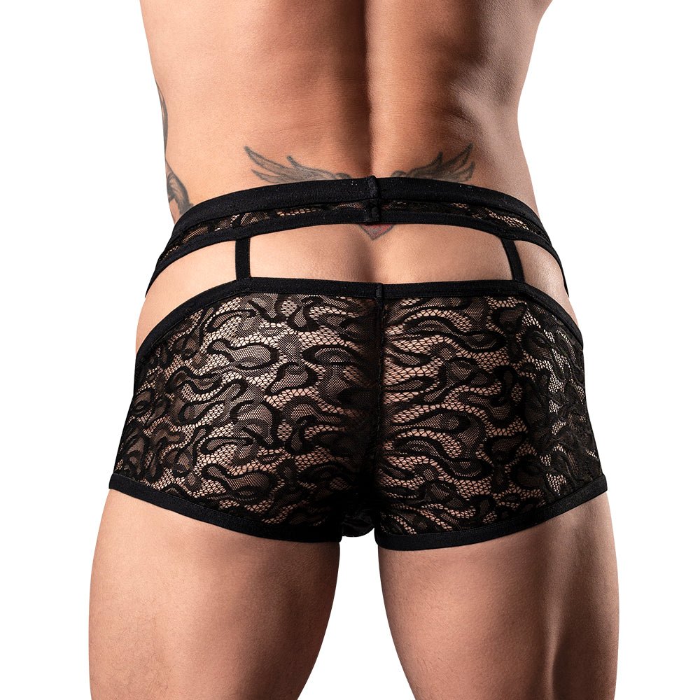 Male Power Lucifer Cutout Short Black M - Image 3