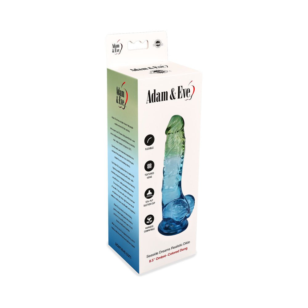 Adam & Eve Seaside Dreams Realistic Dildo 8.5 in. - Image 7