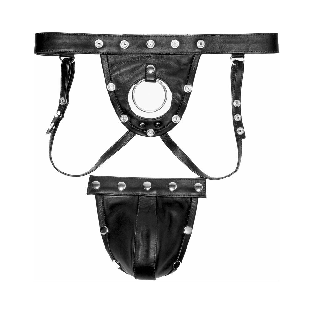 Prowler RED Leather Harness Jock Strap L - Image 6