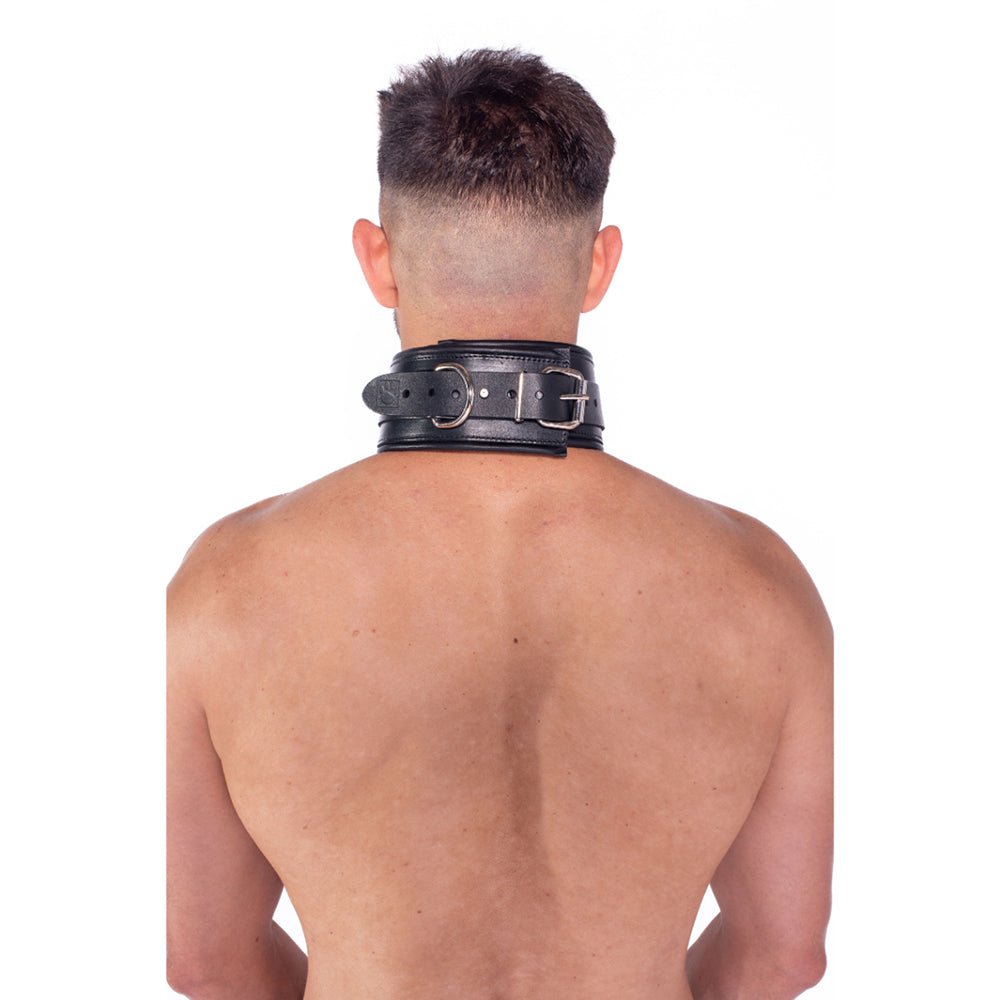Prowler RED Leather Lockable Collar L/XL - Image 3