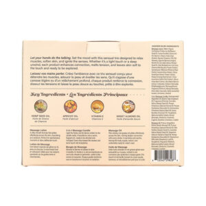 Alternative view of Earthly Body Hemp Seed Massage in a Box Gift Set Kashmir Musk