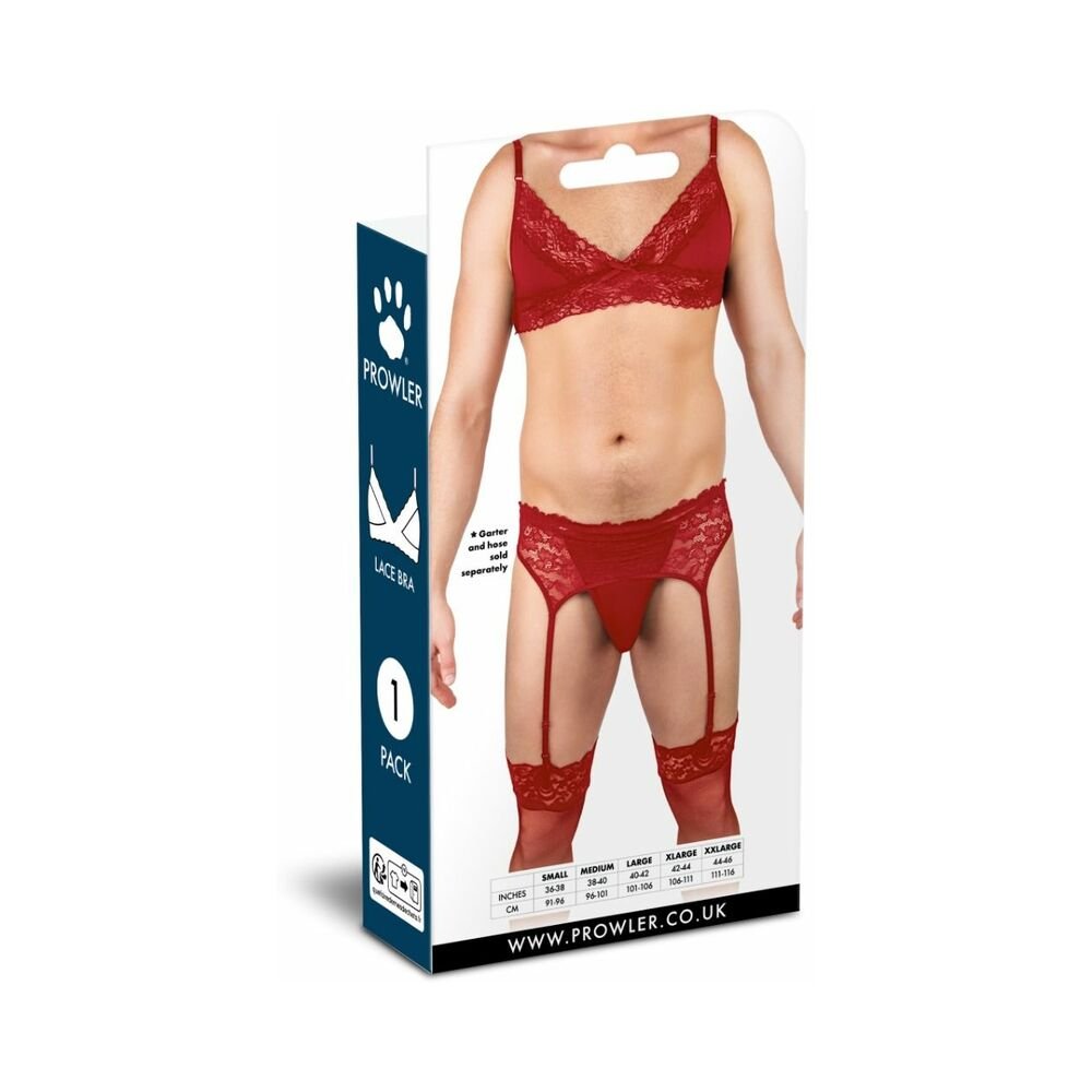 Prowler Lace Bra Red 2XL - Image 3