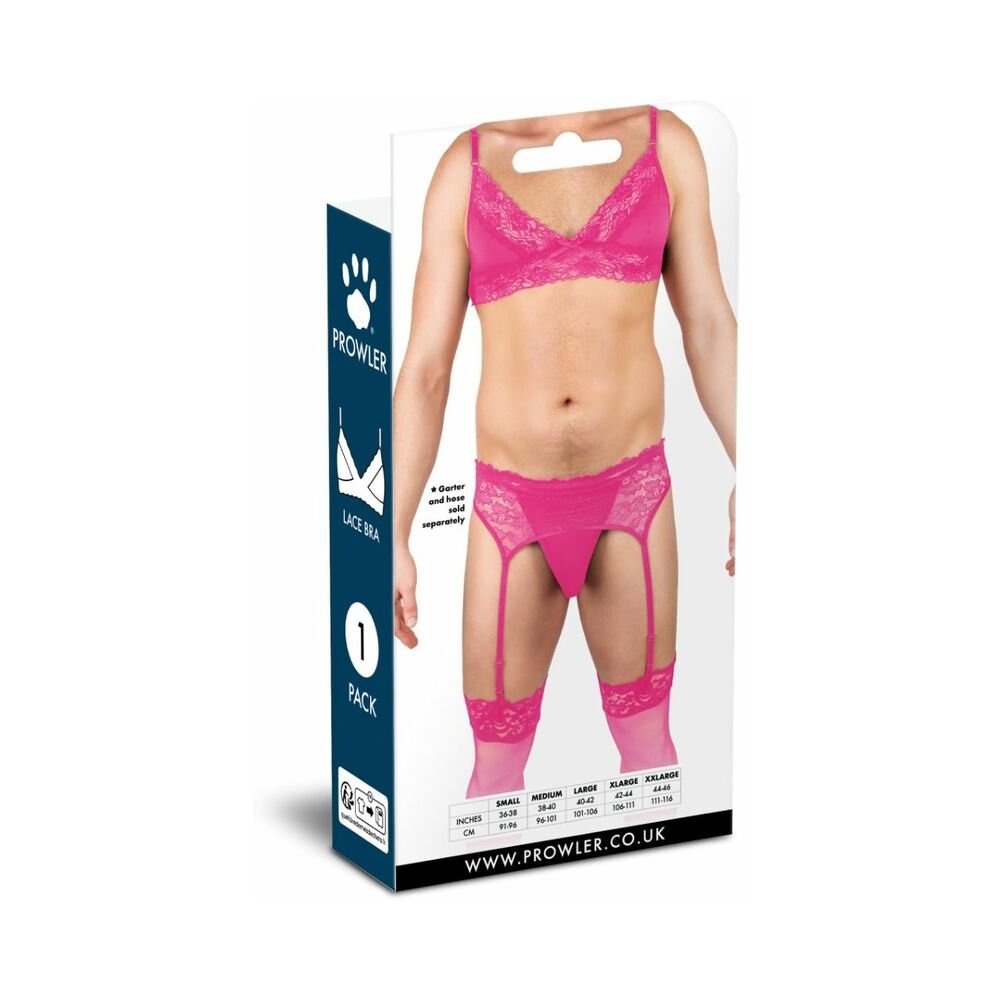 Prowler Lace Bra Pink S - Image 3