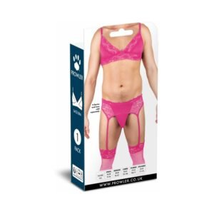 Prowler Lace Bra Pink 2XL - Image 3