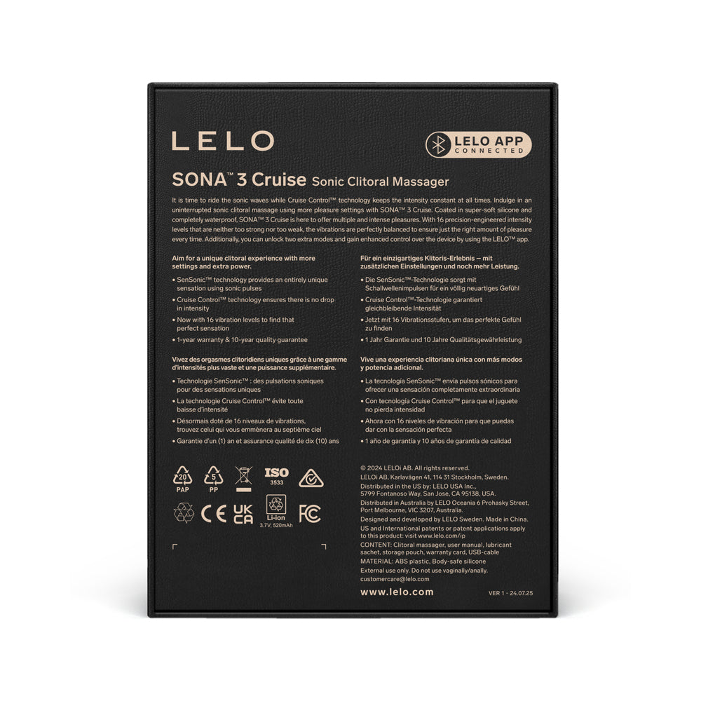 LELO SONA 3 Cruise Clitoral Stimulator Plum - Image 5