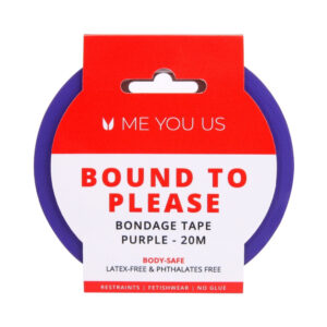 Me You Us Bound To Please Bondage Tape Restraints Purple 20m