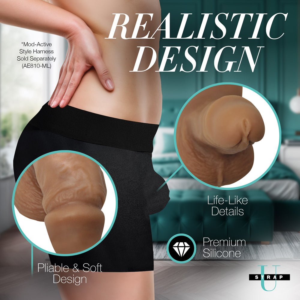Strap U 3.6 in. Silicone Packer Dildo Medium - Image 9