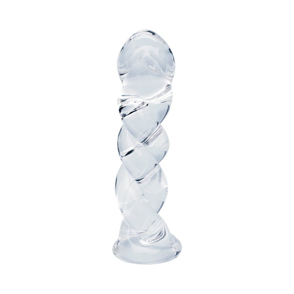 Clarity Seraphic Braid Glass Dildo - Image 2
