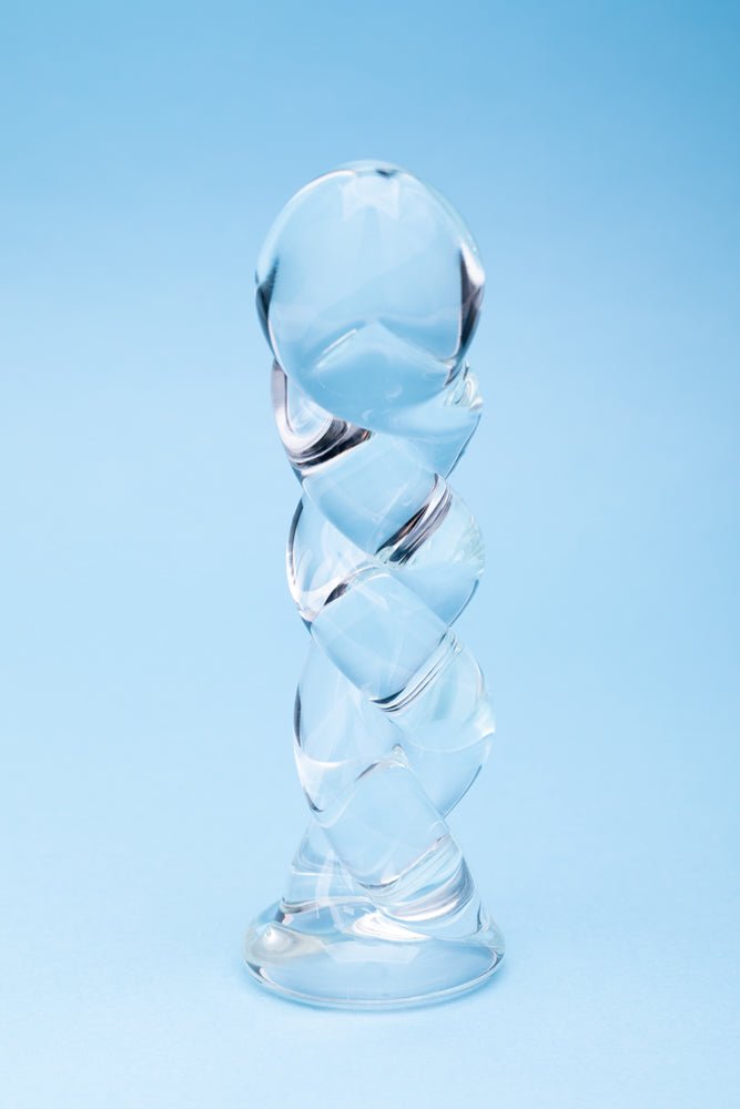 Clarity Seraphic Braid Glass Dildo - Image 3