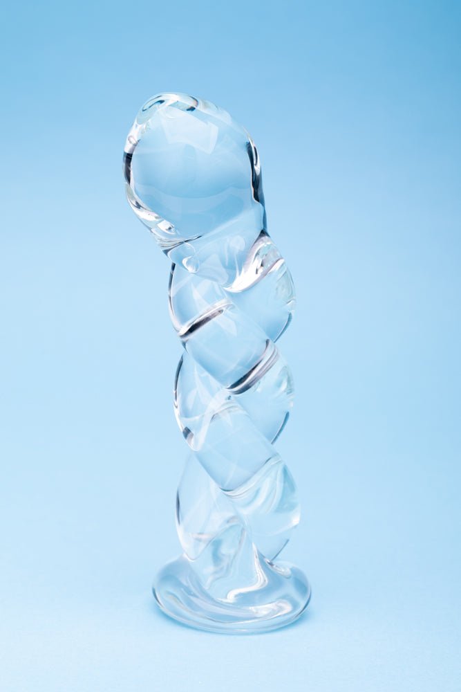 Clarity Seraphic Braid Glass Dildo - Image 4