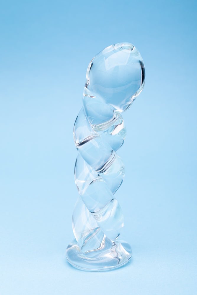 Clarity Seraphic Braid Glass Dildo - Image 6