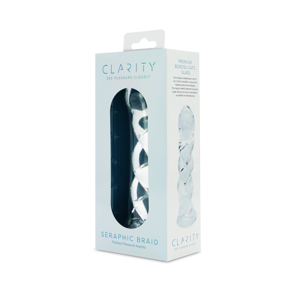 Clarity Seraphic Braid Glass Dildo - Image 7